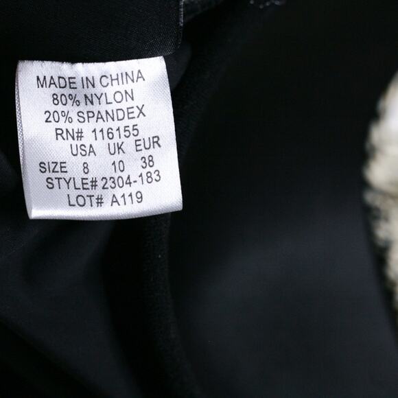 Shore Shapes Women’s Skirted One Piece Swimsuit 8 Black Flattering Bathing Suit - Picture 7 of 7